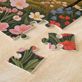 De oprechte blik van een meisje gepersonaliseerd legpuzzel (Zijkant)