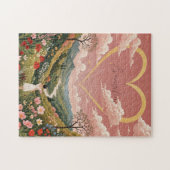 De oprechte blik van een meisje gepersonaliseerd legpuzzel (Horizontaal)