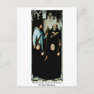 de oprichter Jacob de Kueninc door Hans Memling Briefkaart