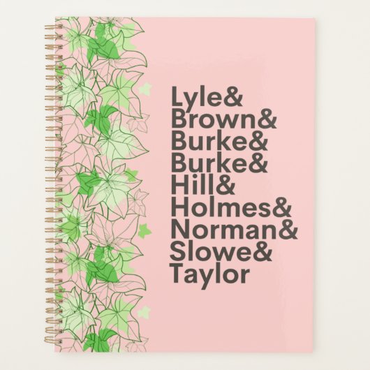 De oprichters planner (Voorkant)