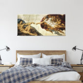 De oprichting van Adam Canvas Afdruk (Insitu (Slaapkamer))