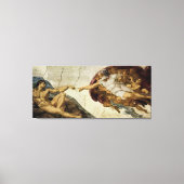 De oprichting van Adam Canvas Afdruk (Voorkant)