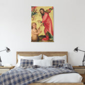 De oprichting van Adam Canvas Afdruk (Insitu (Slaapkamer))