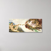 De oprichting van Adam Canvas Afdruk (Voorkant)