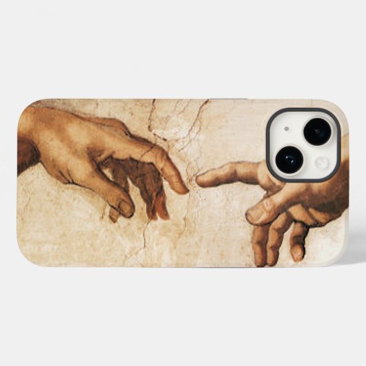 De oprichting van Adam Case-Mate iPhone Case (Achterkant (horizontaal))