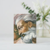 De oprichting van Adam in detail Briefkaart (Staand voorkant)