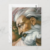 De oprichting van Adam in detail Briefkaart (Voorkant / Achterkant)