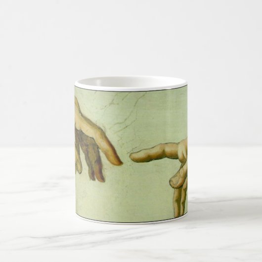 De oprichting van Adam in detail Koffiemok (Center)