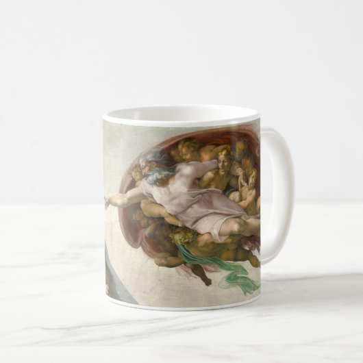 De oprichting van Adam Koffiemok (Voorkant rechts)