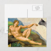 De oprichting van Adam Parody Briefkaart (Voorkant / Achterkant)
