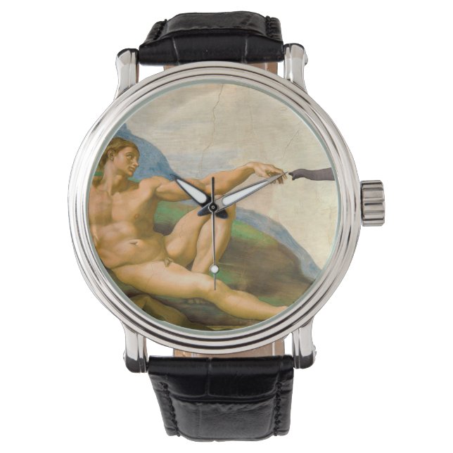 De oprichting van Adam Parody Horloge (Voorkant)