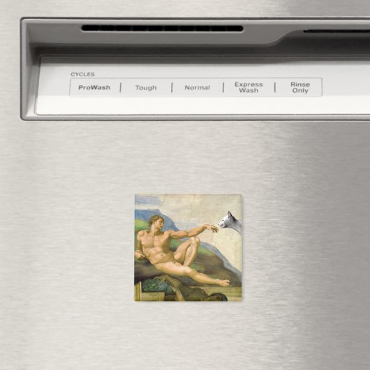 De oprichting van Adam Parody Magneet (Insitu (Vaatwasser))