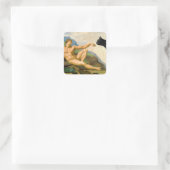 De oprichting van Adam Parody Vierkante Sticker (Tas)