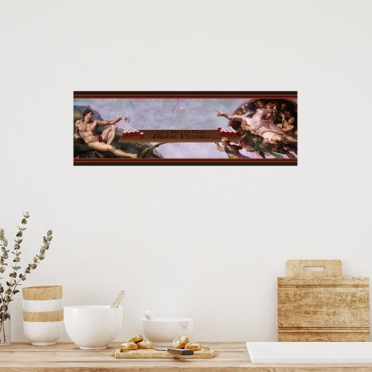 De oprichting van Beer Pong Poster (Keuken)