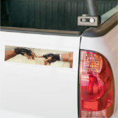 De oprichting van MMA Bumpersticker (Op Truck)