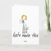 De Oprisping van het baby Kaart (Achterkant)