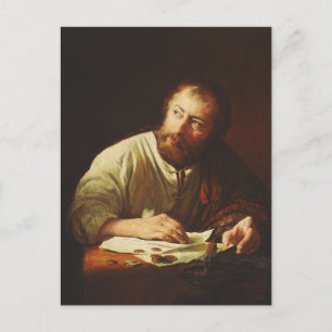 De oproep aan de Apostle Matthew Briefkaart
