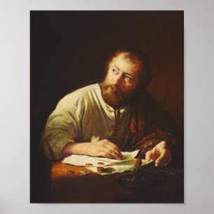 De oproep aan de Apostle Matthew Poster