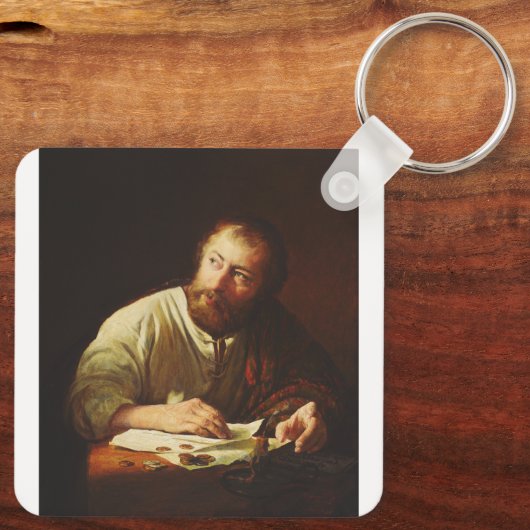 De oproep aan de Apostle Matthew Sleutelhanger (Achterkant)