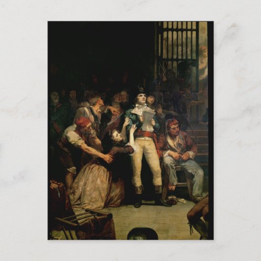 De oproep aan de laatste slachtoffers van de terre briefkaart (Voorkant)