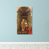 De oproep aan de Maagd Canvas Afdruk (Insitu (Houten vloer))