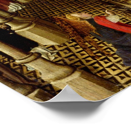 De oproep aan de Maagd Poster (Hoek)