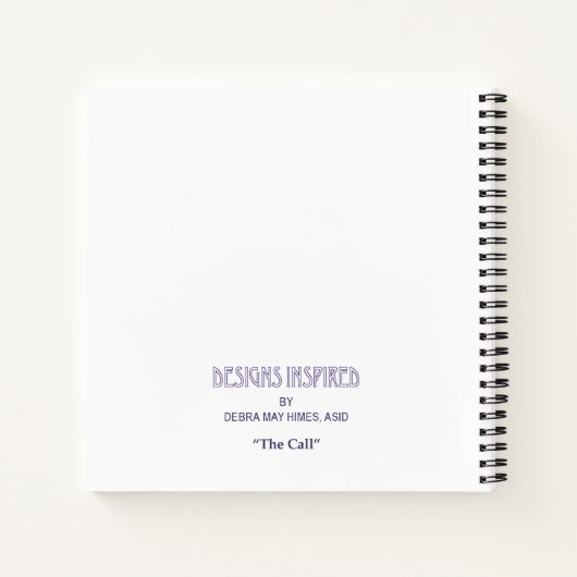 "De oproep" Notitieboek (Achterkant)