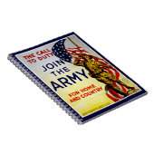 De oproep tot dienst ~ Doe mee met het leger Notitieboek (Rechterzijde)