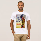 De oproep tot dienst ~ Doe mee met het leger T-shirt (Voorkant volledig)