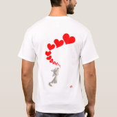 De oproep tot liefde T-Shirt eenvoudig (ontwerp op (Achterkant)