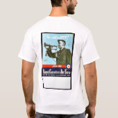 De oproep tot taak t-shirt (Achterkant)