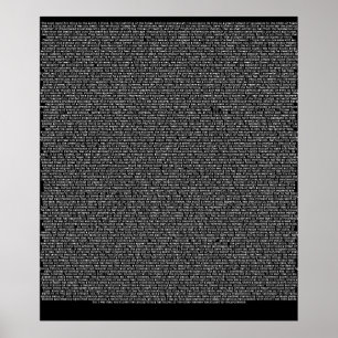 De oproep van Cthulhu Hoofdstuk Één door H P Lovec Poster