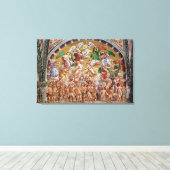 De oproep van de gekozen naar de hemel canvas afdruk (Insitu (Houten vloer))