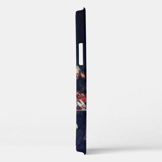 De oproep van Saint Matthew, Caravaggio Case-Mate iPhone Case (Achterkant / Rechts)