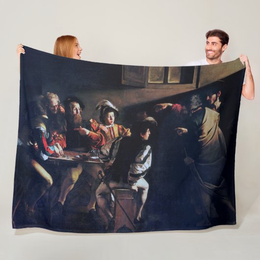 De oproep van Saint Matthew, Caravaggio Fleece Deken (In situ)