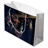De oproep van Saint Matthew, Caravaggio Groot Cadeauzakje (Achterkant Gekanteld)