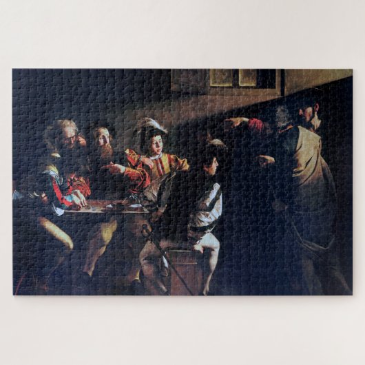 De oproep van Saint Matthew, Caravaggio Legpuzzel (Horizontaal)