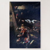 De oproep van Saint Matthew, Caravaggio Legpuzzel (Verticaal)