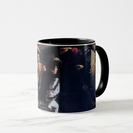 De oproep van Saint Matthew, Caravaggio Mok (Voorkant rechts)