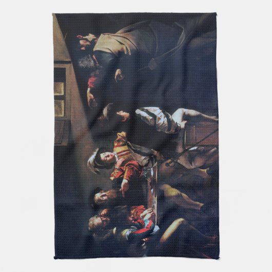 De oproep van Saint Matthew, Caravaggio Theedoek (Verticaal)