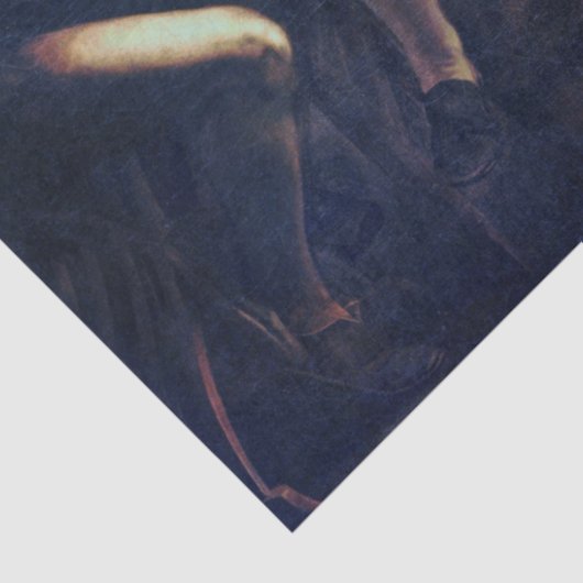 De oproep van Saint Matthew, Caravaggio Tissuepapier (Detail)
