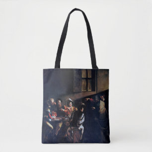 De oproep van Saint Matthew, Caravaggio Tote Bag