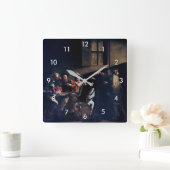 De oproep van Saint Matthew, Caravaggio Vierkante Klok (Huis)