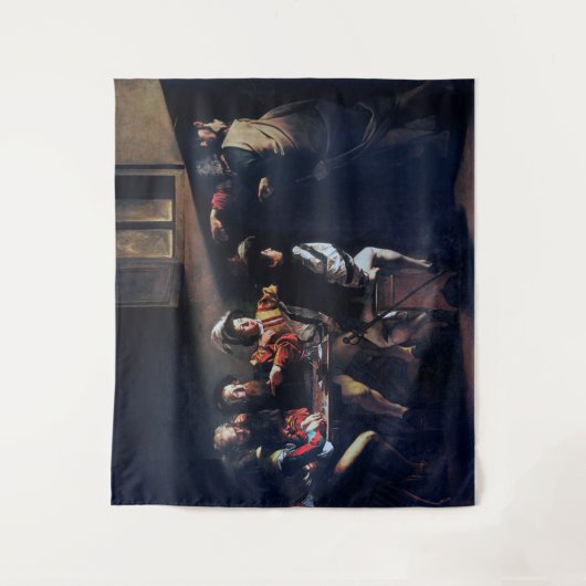 De oproep van Saint Matthew, Caravaggio Wandkleed (Voorkant)
