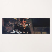 De oproep van Saint Matthew, Caravaggio Yogamat (Voorkant (horizontaal))