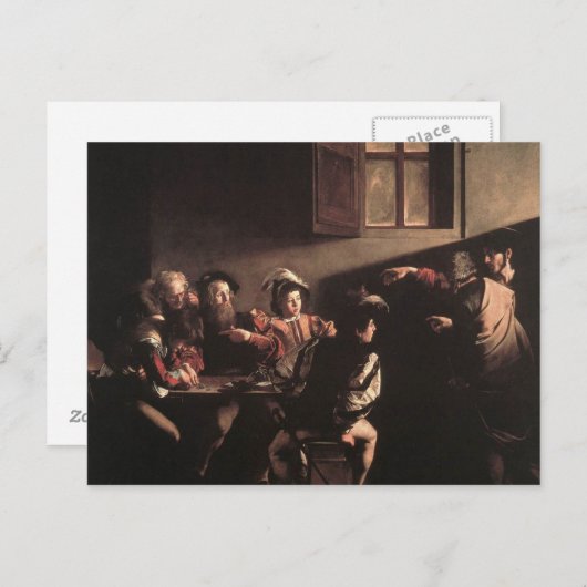 De oproep van Sint Matthew Briefkaart (Voorkant / Achterkant)