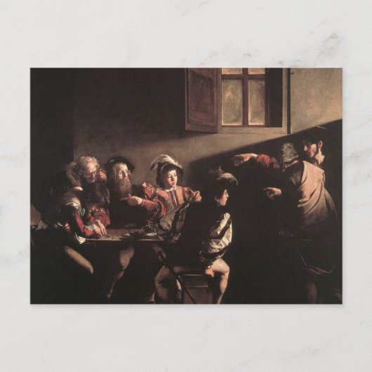 De oproep van Sint Matthew Briefkaart (Voorkant)