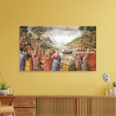 De oproep van SS. Peter en Andrew, 1481 Canvas Afdruk (Insitu (Woonkamer))
