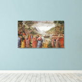 De oproep van SS. Peter en Andrew, 1481 Canvas Afdruk (Insitu (Houten vloer))