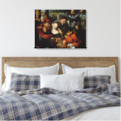 De oproep van St. Matthew Canvas Afdruk (Insitu (Slaapkamer))